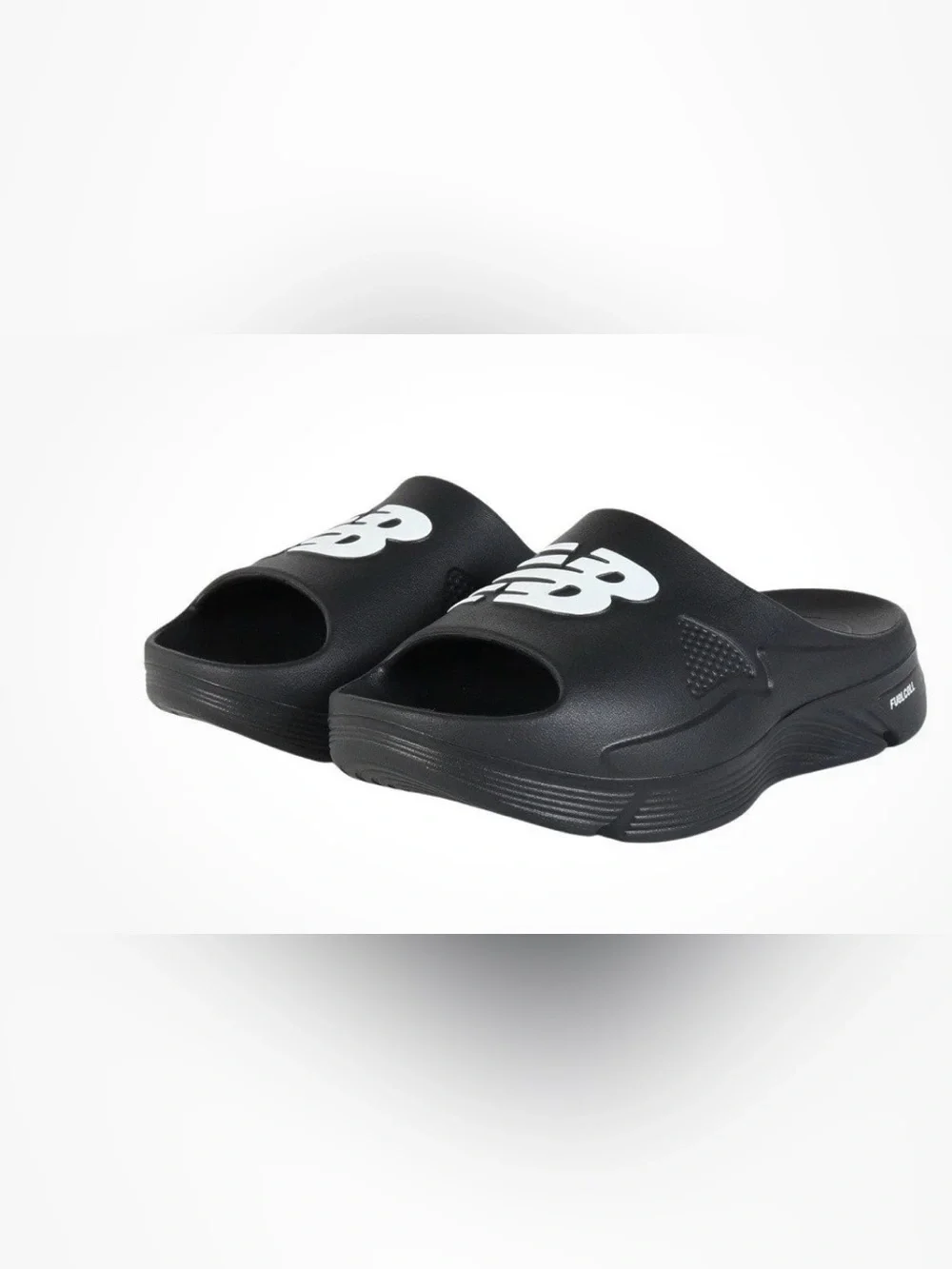 New Balance Black White FuelCell Slide